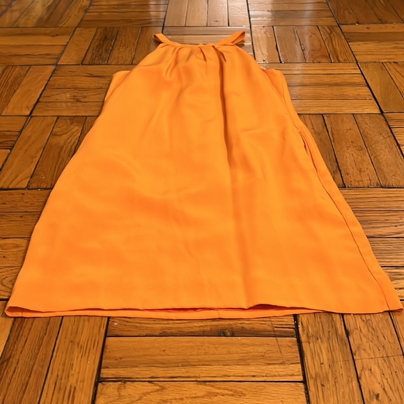 Brand New Orange Britt Ryan Tank Top Silk Dress with Pockets - Picture 2 of 7